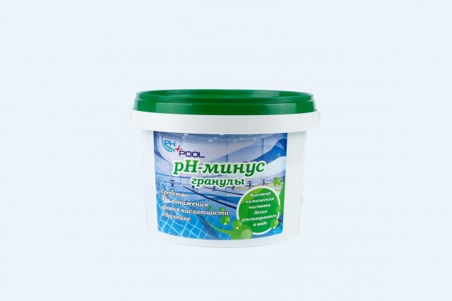 PH-минус (гранулы) 1кг PH+pool