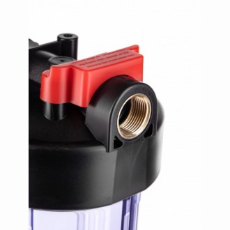 Корпус Гейзер 20BB с латунными вставками (прозрачный)